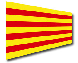 Flagge Katalonien