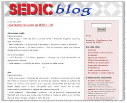 SEDIC - Blog