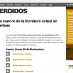 Mapa sonoro de la literatura actual en castellano