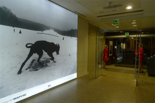 Josef Koudelka: Am Eröffnungsabend in der Fundación Mapfre in Madrid, Foto: Heiko Klaas