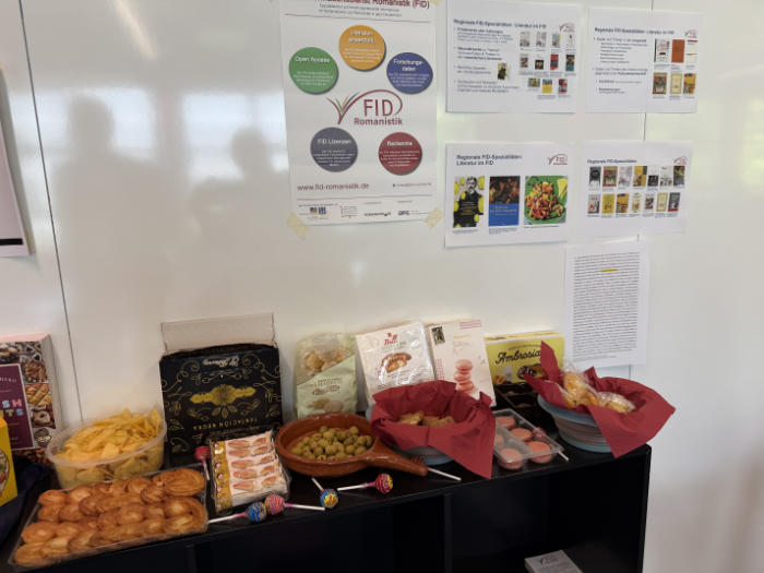 Das gastronomische Angebot des FID Romanistik