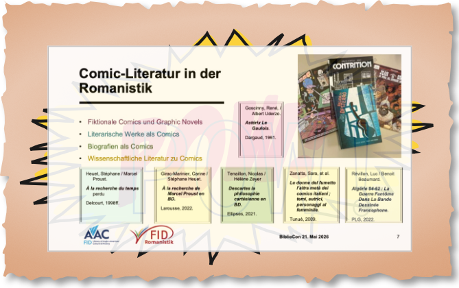 BOOM! PAF! ¡BUM! – Comicsammlungen in den Fachinformationsdiensten BOOM! PAF! ¡BUM! – Comicsammlungen in den Fachinformationsdiensten